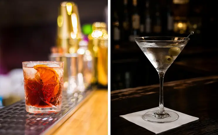 doble martini y negroni