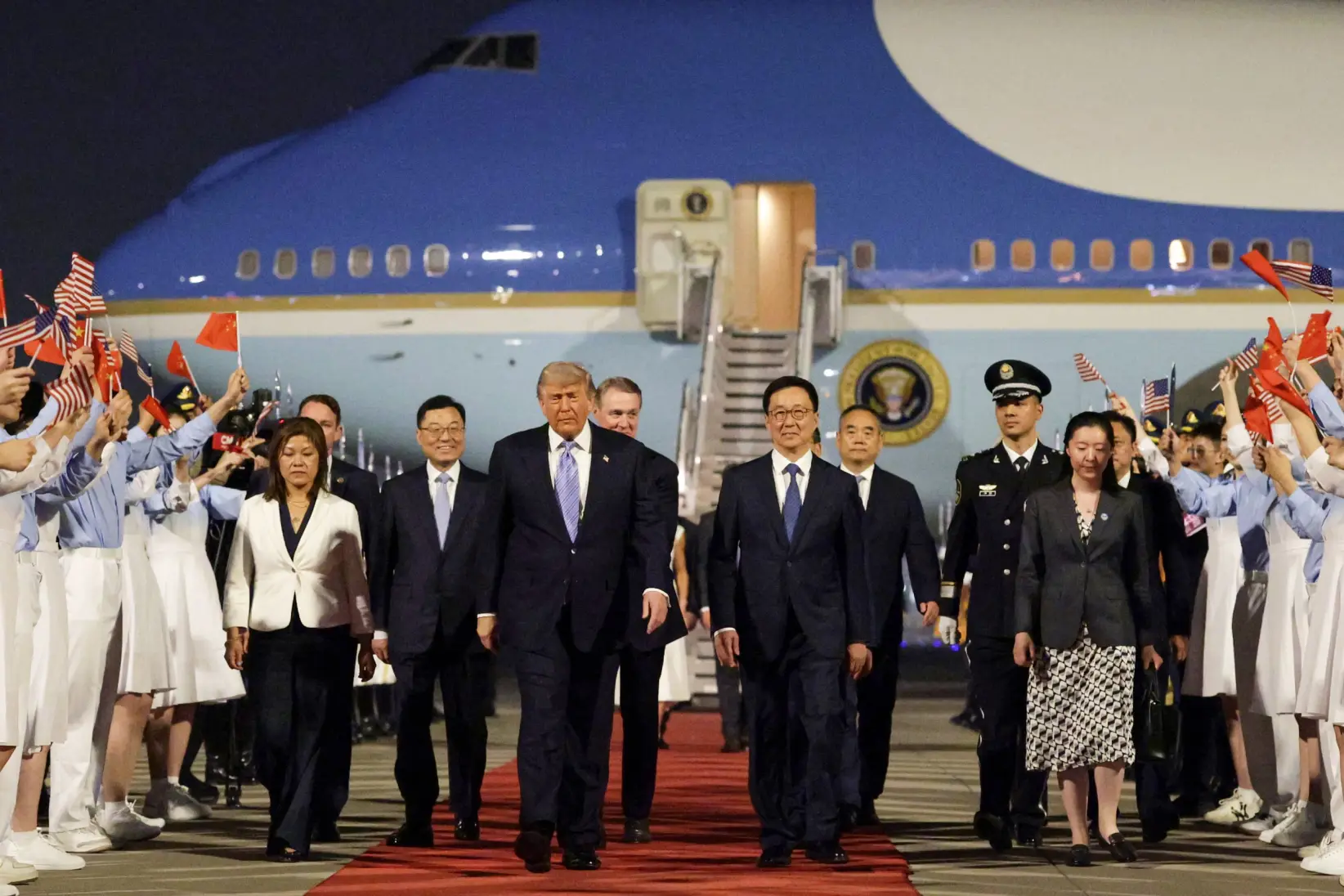 Trump en la cumbre de China con Xi Jinping | Foto de Alex Wong/Getty Images