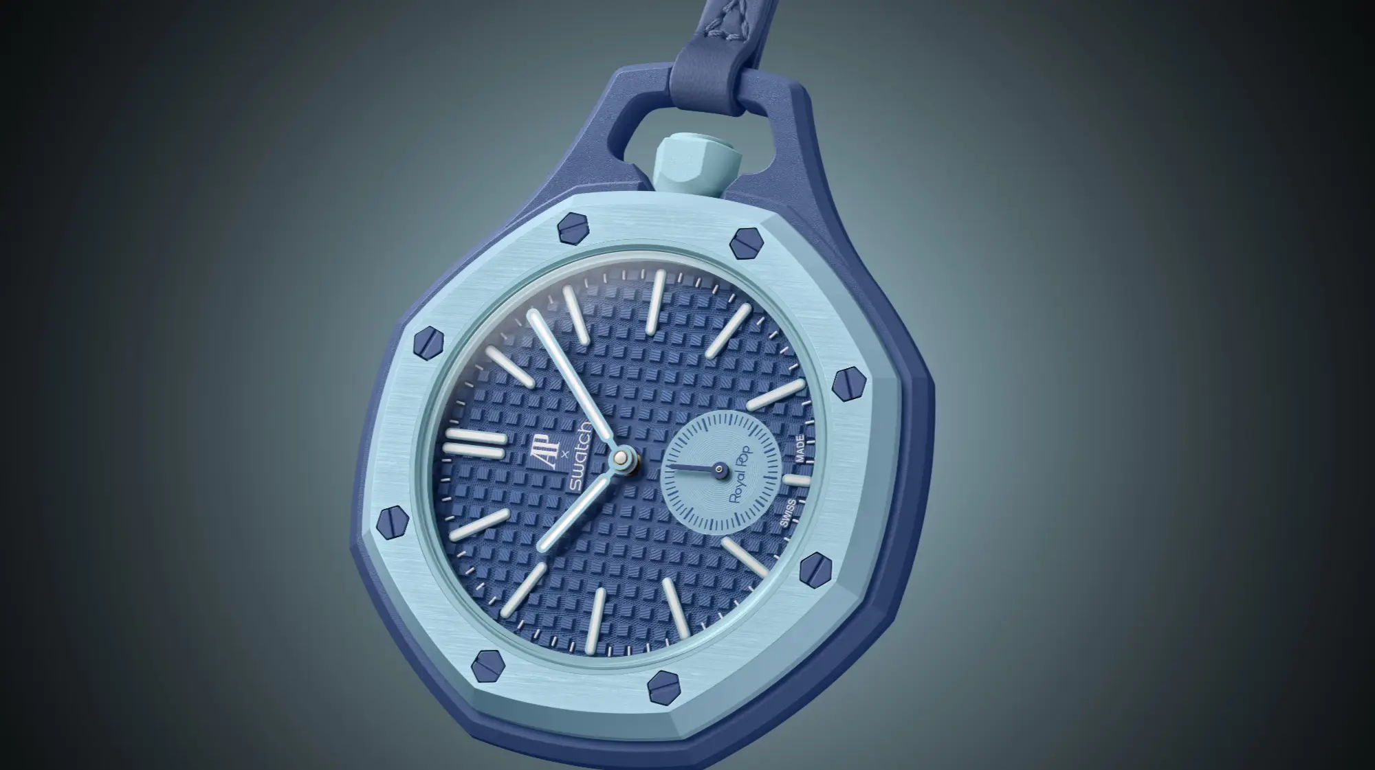 Un primer vistazo al Audemars Piguet x Swatch 'Royal Pop' - Forbes