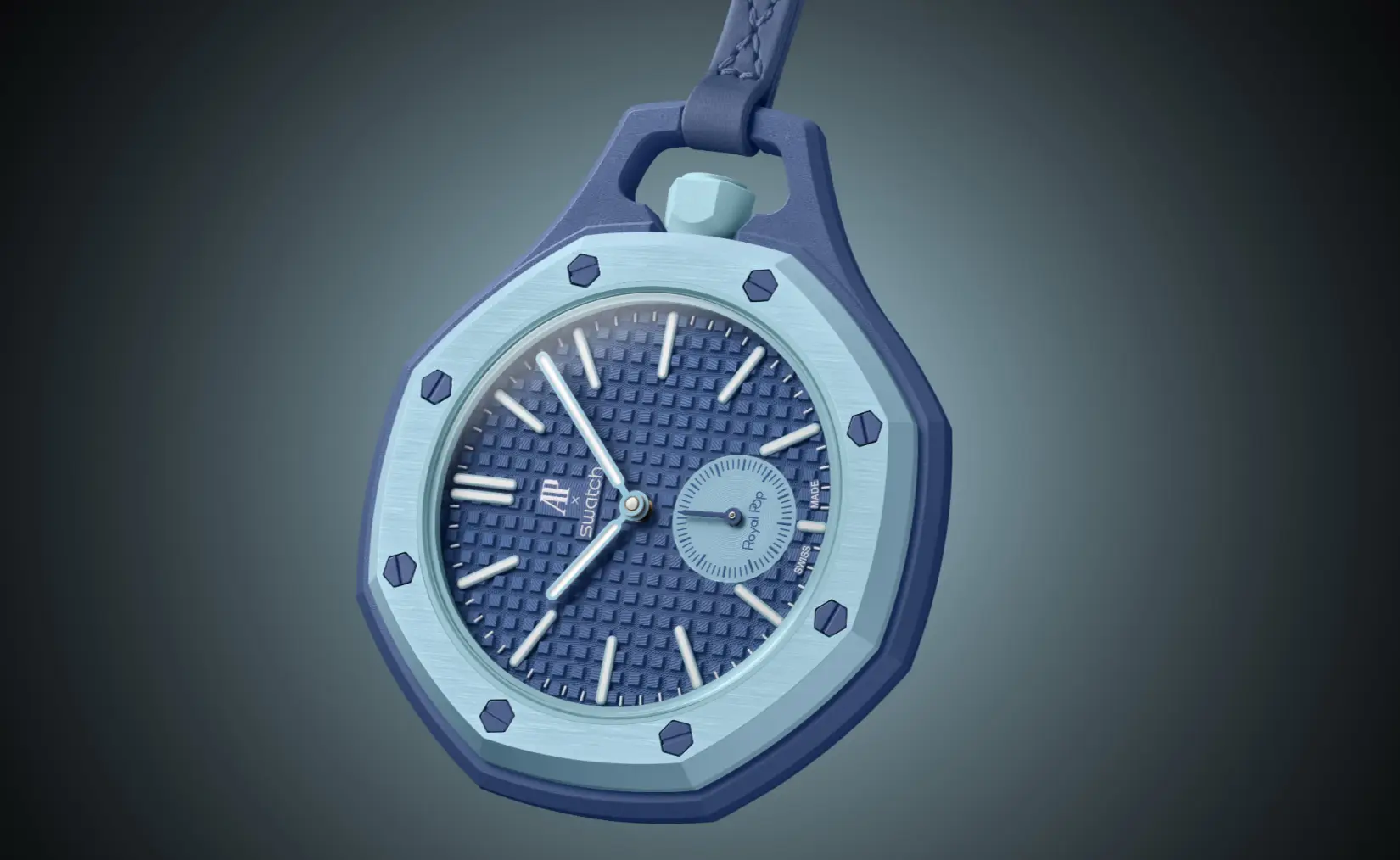 Un primer vistazo al Audemars Piguet x Swatch 'Royal Pop'