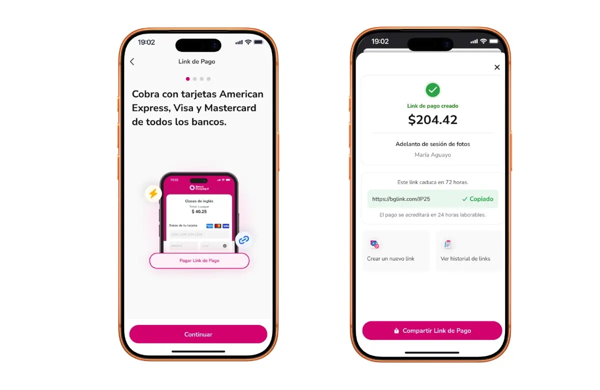 Cobrar ahora es más fácil con la nueva funcionalidad Link de Pagos de Banco Guayaquil