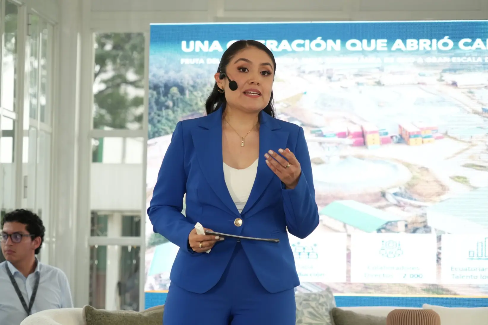 Andrea Recalde, gerente de Nómina y Compensaciones de Lundin Gold.