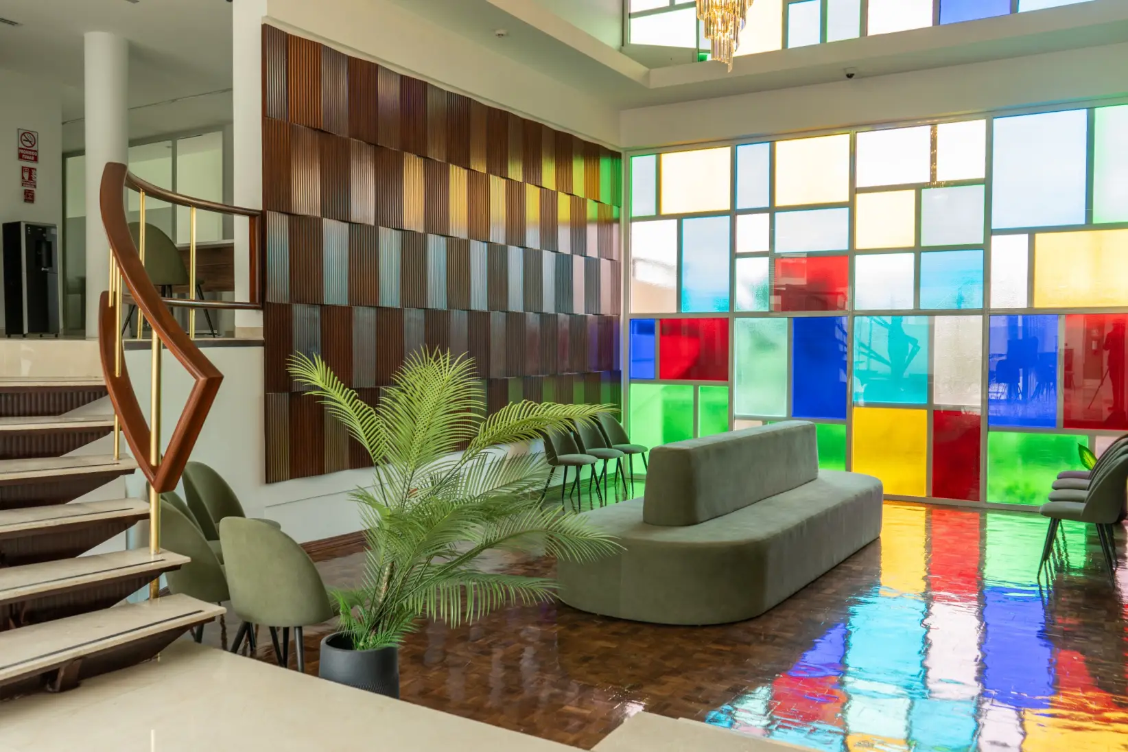 Las oficinas de Banco Manabí.