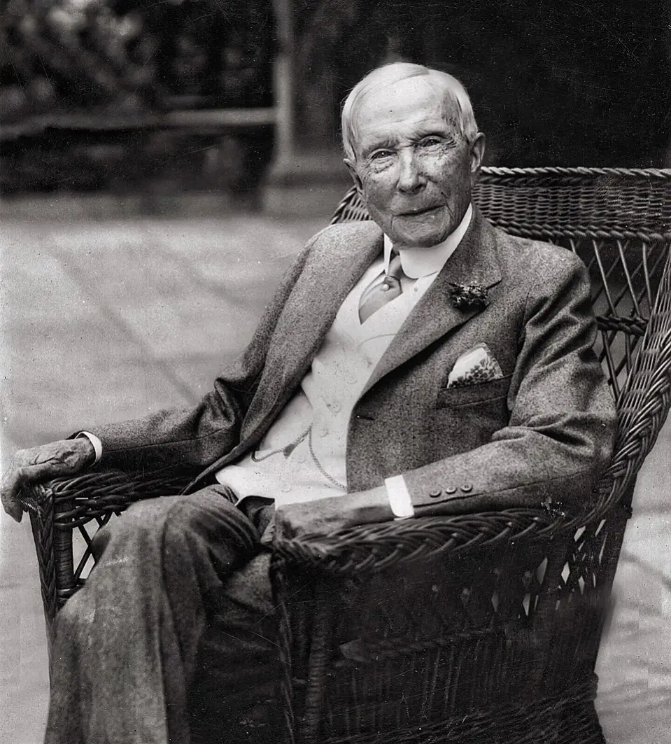 John D. Rockefeller (SE PUEDE USAR) Crédito: American Press Association- Wikimedia Commons