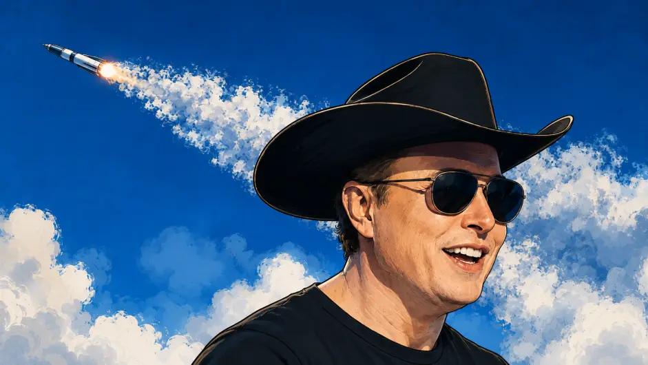 Elon Musk (Imagen creada con IA)