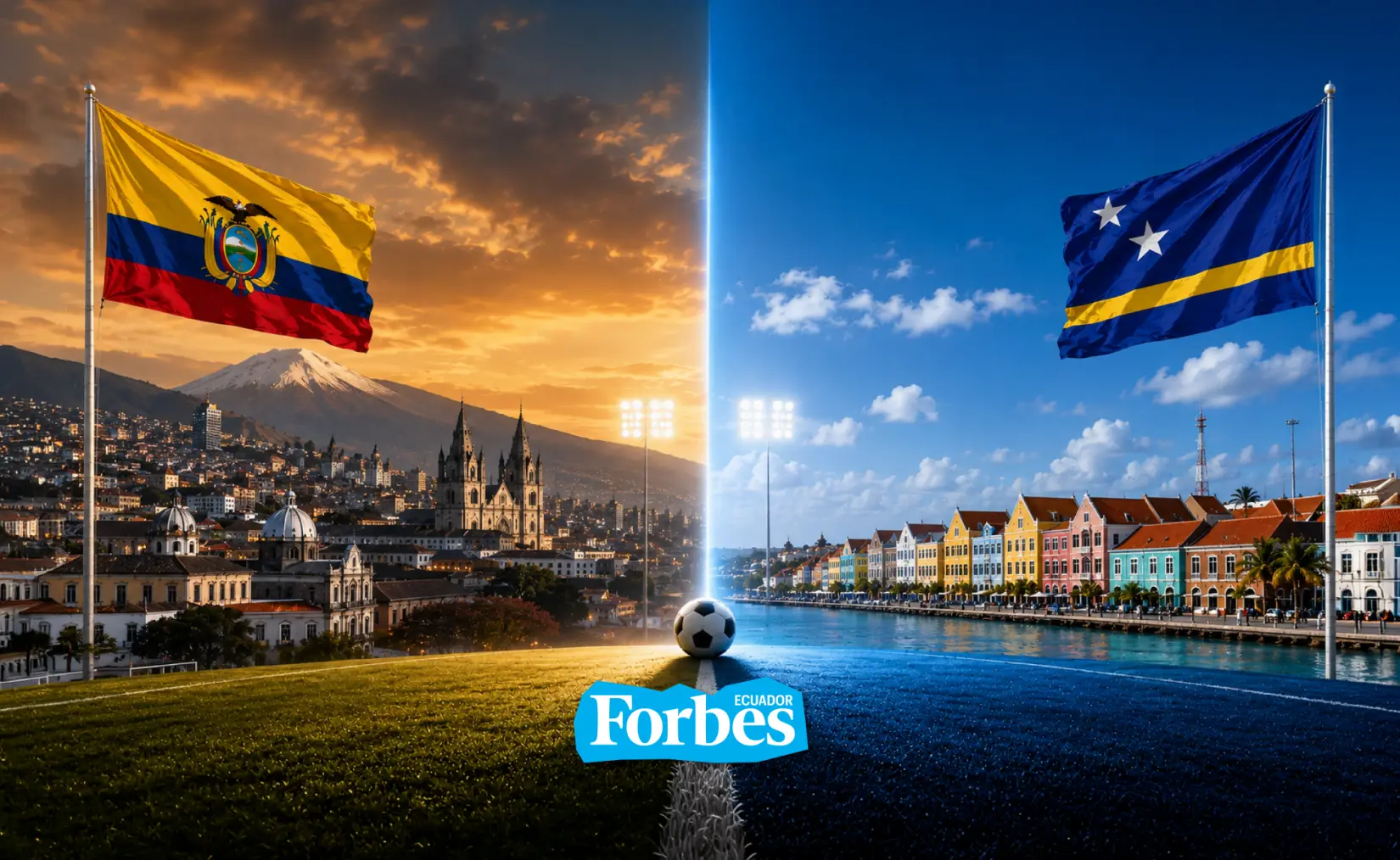Ecuador vs. Curazao, un partido comercial que se juega en silencio