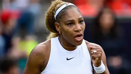 De vuelta a la acción: Tras casi cuatro años de inactividad, la siete veces campeona de Wimbledon, Serena Williams.