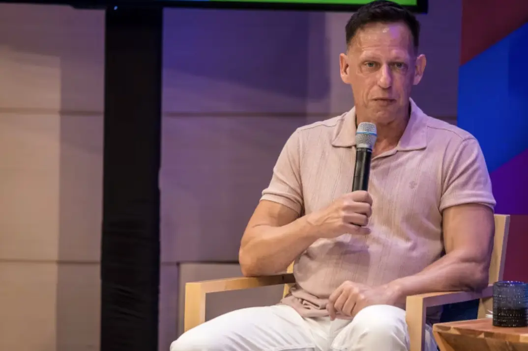 Peter Thiel durante el Aspen Ideas Festival 2026