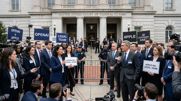 SE PUEDE USAR/Apple vs OpenAi Foto: Ilustración creada con inteligencia artificial