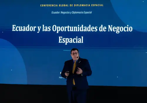 La economía espacial mueve US$ 630 billones; Ecuador y Perú pueden colaborar juntos