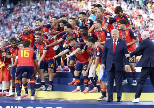 La FIFA elimina a Trump de la foto de la celebración de España en el Mundial