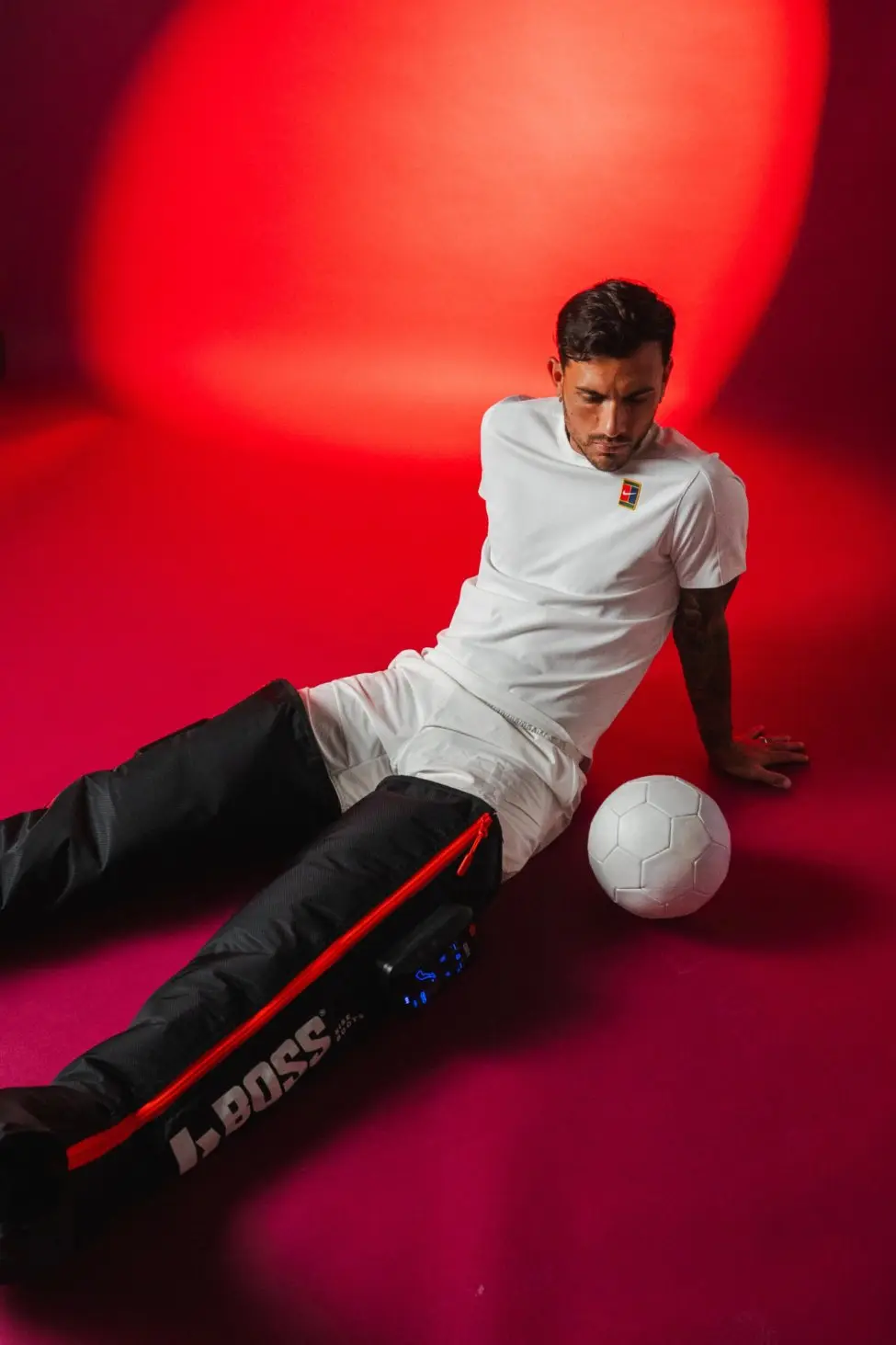 Leandro Paredes es uno de los deportistas que utiliza los productos de Boss Recovery