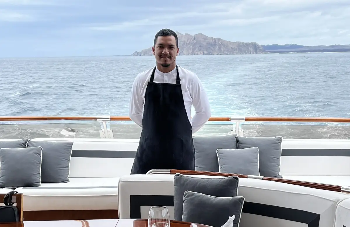 El chef de Quevedo que cocina en barcos de lujo