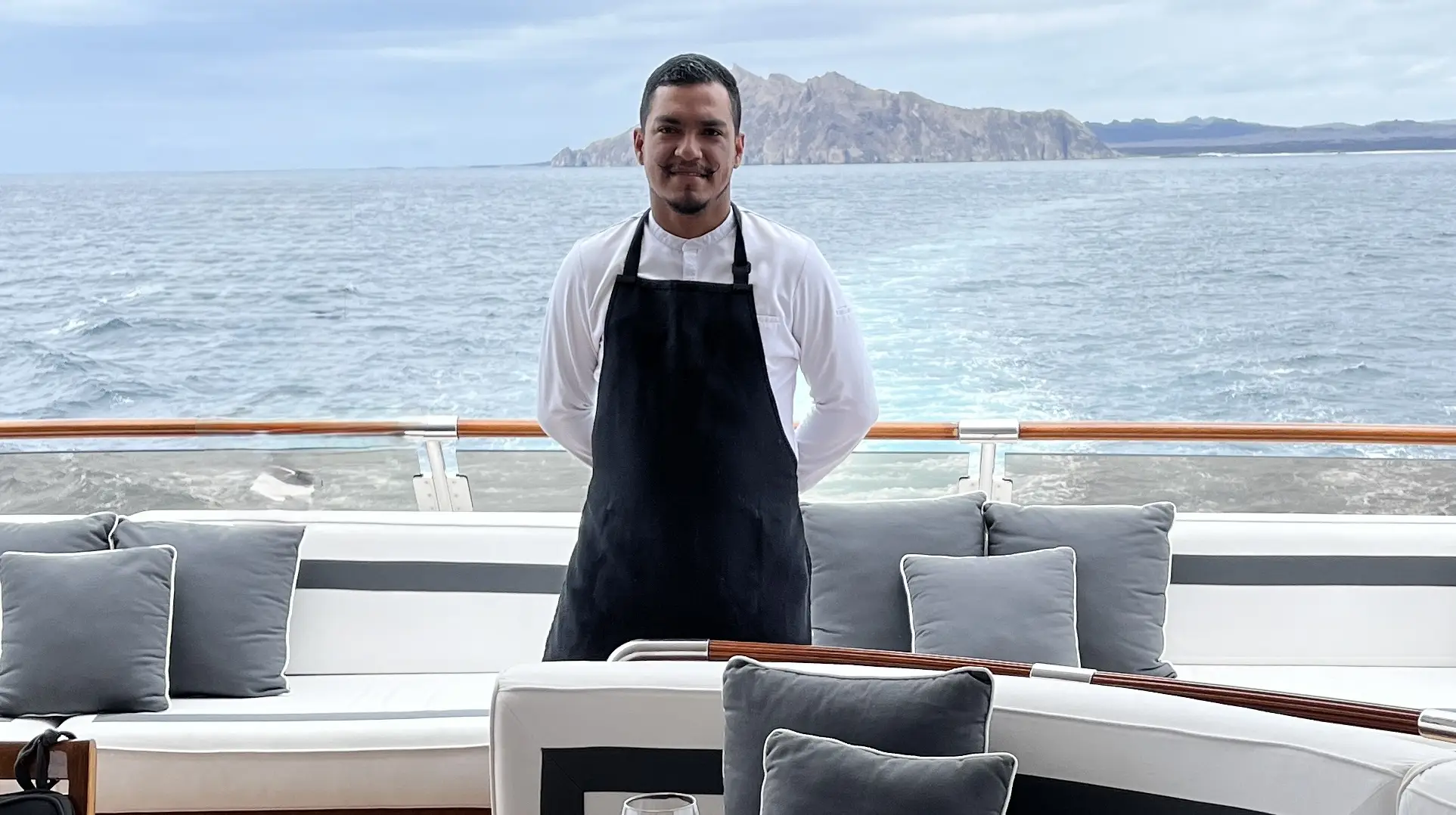El chef de Quevedo que cocina en barcos de lujo