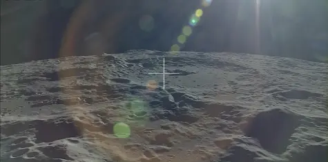SE PUEDE USAR/Crater en la luna. Foto: JAXA/NHK