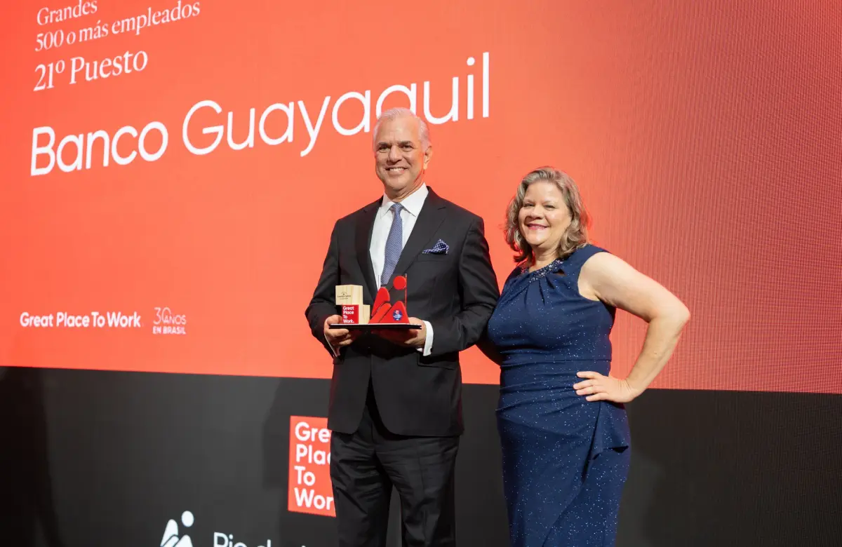 Banco Guayaquil se posiciona entre los Mejores Lugares para Trabajar de Latinoamérica 2026 de Great Place to Work