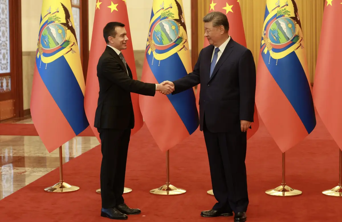 Daniel Noboa y Xi Jinping firmaron cinco acuerdos de cooperación bilateral en Pekín
