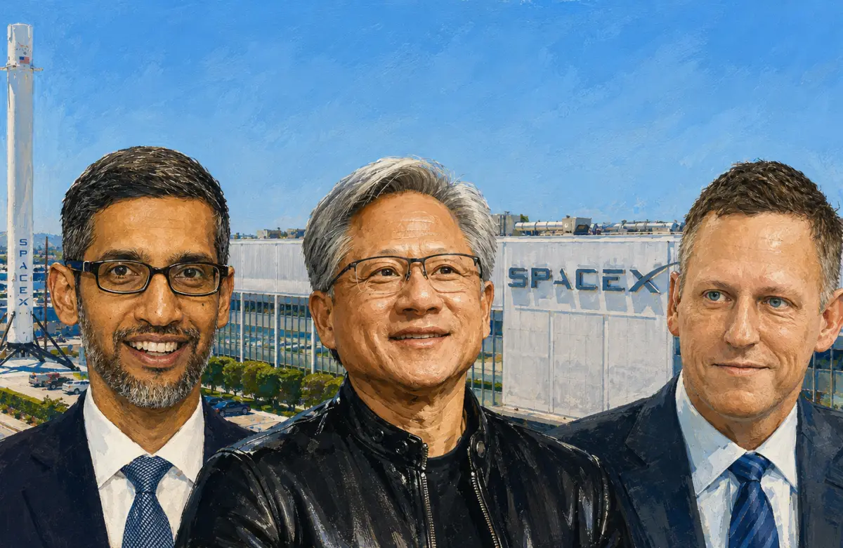 Alphabet, Nvidia, Peter Thiel y hasta Harvard, los gigantes que invirtieron en SpaceX