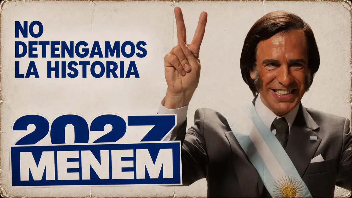La segunda temporada de Menem será uno de los estrenos de 2027