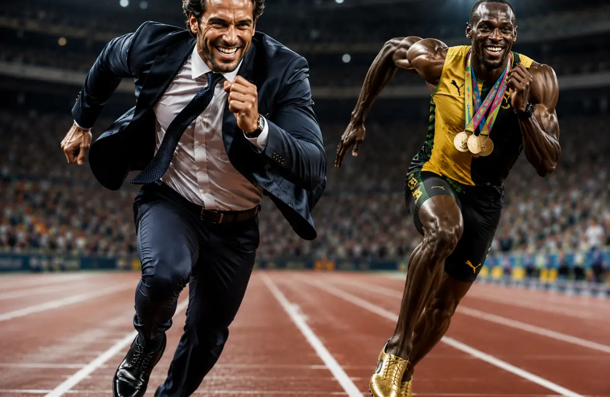 El ejecutivo vs Usain Bolt 