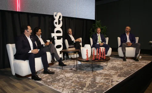 Santiago Castro, Camilo Mier, Daniel Moritz, Luis Pachano y Eduardo Izurieta. - Pavel Calahorrano