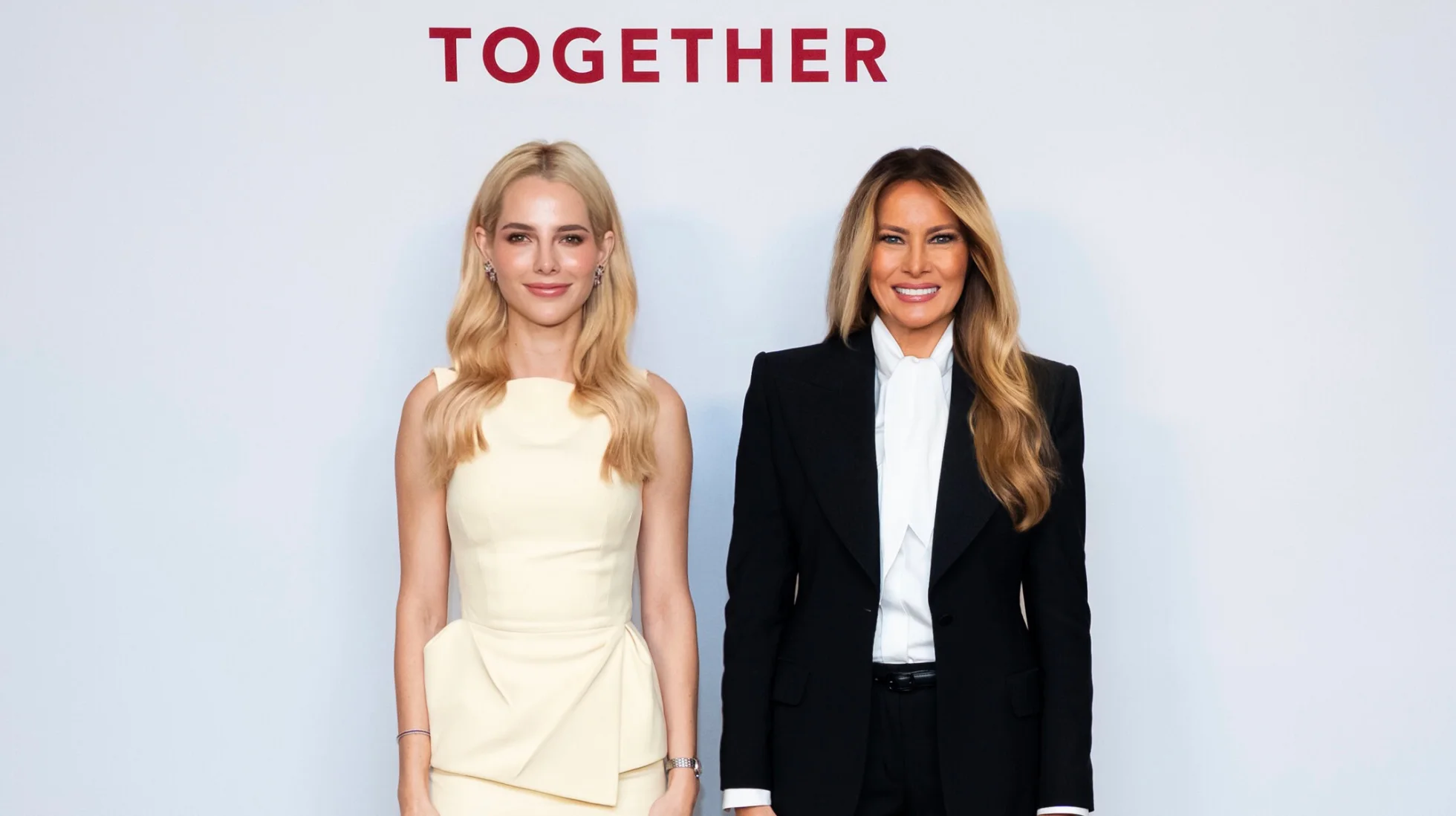 Lavinia Valbonesi y Melania Trump mantienen encuentro en Nueva York para abordar sobre el bienestar de niños y jóvenes