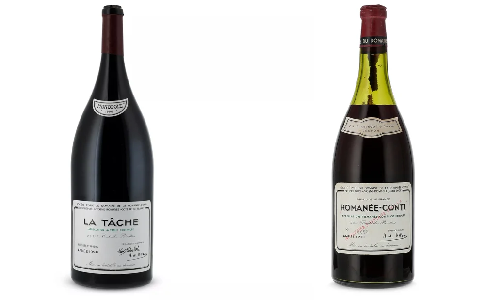 El magnum Romanée-Conti 1971 se vendió en US$ 111.500 - Christie’s