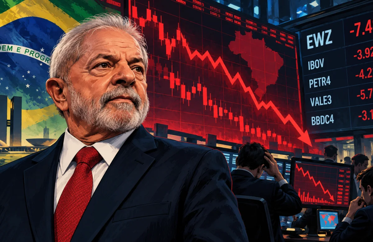La victoria de Lula sacudió los mercados: fuertes caídas de las acciones brasileñas en el exterior